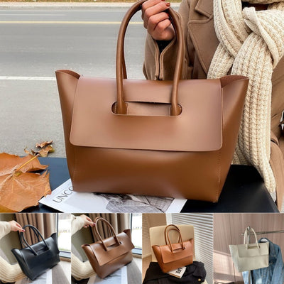 Fashion Women Shoulder Bags Large Capacity Handbags Simple Retro Tote Bags Solid Color Famous Brand High Quality Bags NextGen Gadgets & Deals