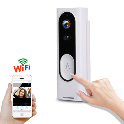 Smart Home Security Remote Monitoring Camera Voice Intercom 1080P Wireless WiFi Video Doorbell Geometric Goods