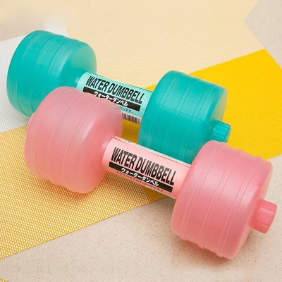 Body Building Water Dumbbell Weight Dumbbells Slimming Fitness Gym Equipment Yoga for Training Sport Plastic Bottle Exercise Geometric Goods