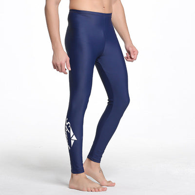Men's Sun Protection Swim Trunks Fitness Geometric Goods