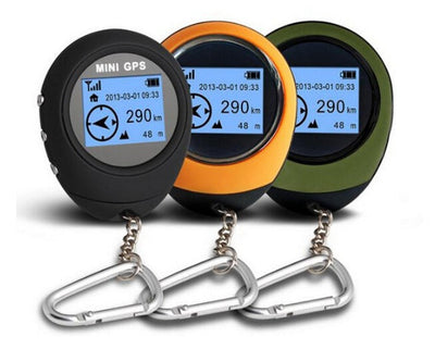 MINI GPS multi-function locator road search treasure outdoor climbing GPS tracker mini handheld GPS positioning Geometric Goods