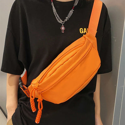 Men Women Sports Chest Bags All-matching Casual Simplicity Crossbody Bag Geometric Goods