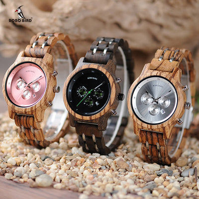 Men's Wooden Watch Geometric Goods