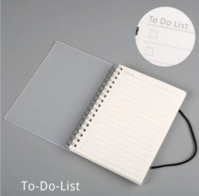 Transparent Frosted Notebook - Coil Bound Student Supplies NextGen Gadgets & Deals