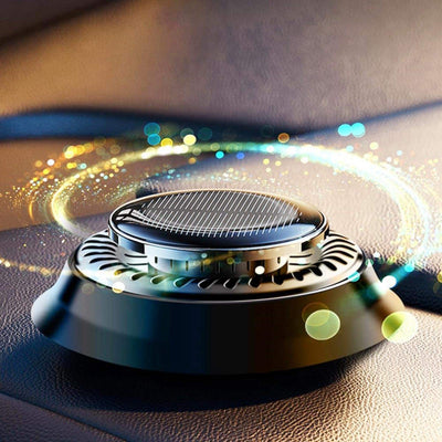 Car Air Freshener, Solar Rotating Car Essential Oil Diffuser, Car Interior Decor Accessories, Odor Eliminator For Car Office Home Car Aromatherapy Car Essential Oil Diffuser Auto Diffuser Geometric Goods