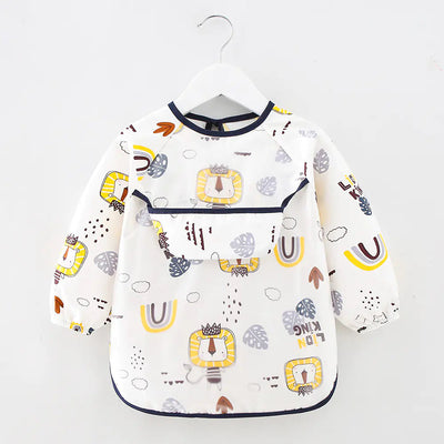 Waterproof Cotton Bib for Kids - Long Sleeve Feeding Apron NextGen Gadgets & Deals