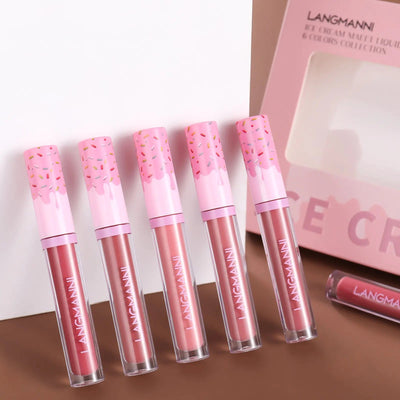 6-Color Matte Lip Gloss Set - Long-lasting & Non-sticky NextGen Gadgets & Deals